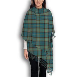 ScotsTee Shop Scottish Cochrane Hunting Ancient Solf Tartan Plaid Tassel Winter Scarf