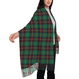 ScotsTee Shop Scottish Chisholm Hunting Ancient Solf Tartan Plaid Tassel Winter Scarf