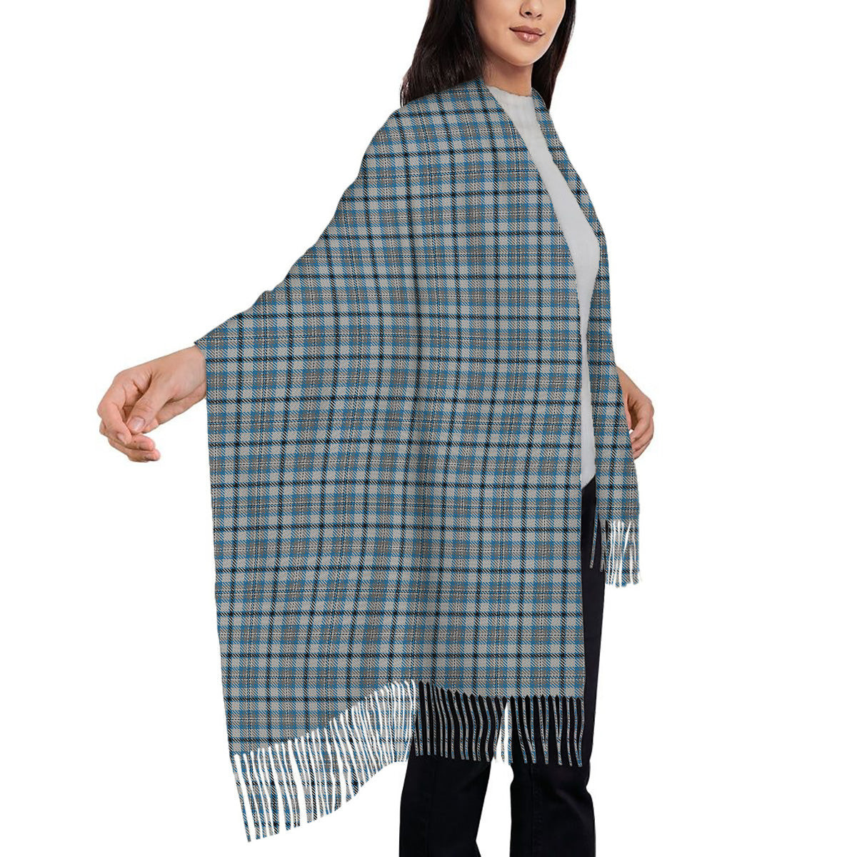 ScotsTee Shop Scottish Conquergood Canada Solf Tartan Plaid Tassel Winter Scarf
