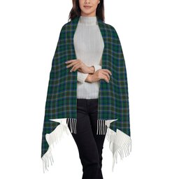 ScotsTee Shop Scottish Cockburn Modern Solf Tartan Plaid Tassel Winter Scarf
