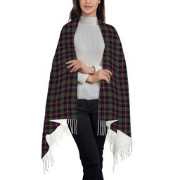 ScotsTee Shop Scottish Cameron Highlanders of Ottawa Solf Tartan Plaid Tassel Winter Scarf