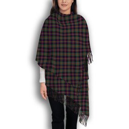 ScotsTee Shop Scottish Cameron Highlanders of Ottawa Solf Tartan Plaid Tassel Winter Scarf