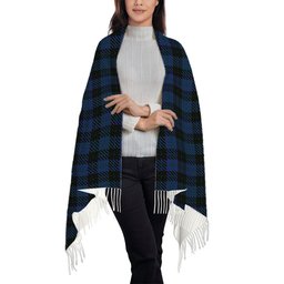 ScotsTee Shop Scottish Clergy Green lines 2 Solf Tartan Plaid Tassel Winter Scarf