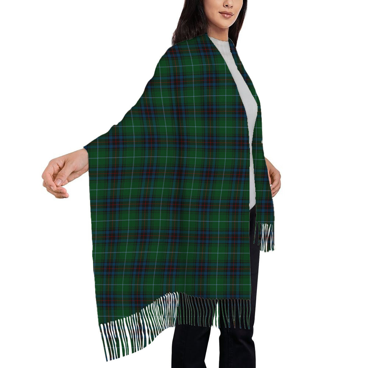 ScotsTee Shop Scottish Cash MacTavish Solf Tartan Plaid Tassel Winter Scarf