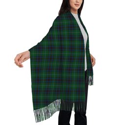 ScotsTee Shop Scottish Cash MacTavish Solf Tartan Plaid Tassel Winter Scarf