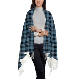 ScotsTee Shop Scottish Clark (Clergy) Ancient Clan Solf Tartan Plaid Tassel Winter Scarf