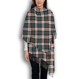 ScotsTee Shop Scottish Cameron of Erracht Dress Ancient Solf Tartan Plaid Tassel Winter Scarf