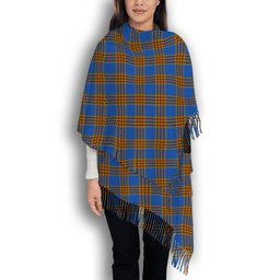 ScotsTee Shop Scottish Carlisle Ancient Solf Tartan Plaid Tassel Winter Scarf