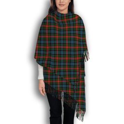 ScotsTee Shop Scottish Cumming 1831 Solf Tartan Plaid Tassel Winter Scarf