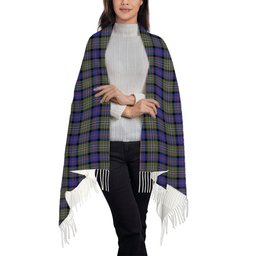 ScotsTee Shop Scottish Clan Logan Society International Solf Tartan Plaid Tassel Winter Scarf