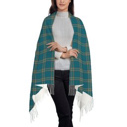 ScotsTee Shop Scottish Crichton Ancient Solf Tartan Plaid Tassel Winter Scarf