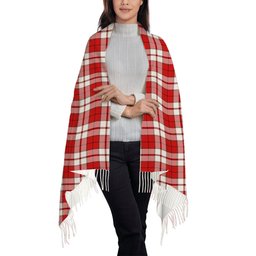 ScotsTee Shop Scottish Cameron Hose Modern Solf Tartan Plaid Tassel Winter Scarf