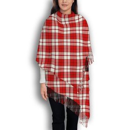 ScotsTee Shop Scottish Cameron Hose Modern Solf Tartan Plaid Tassel Winter Scarf