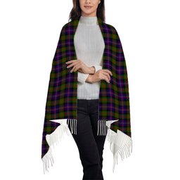 ScotsTee Shop Scottish Cameron of Erracht Modern Solf Tartan Plaid Tassel Winter Scarf