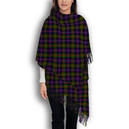 ScotsTee Shop Scottish Cameron of Erracht Modern Solf Tartan Plaid Tassel Winter Scarf