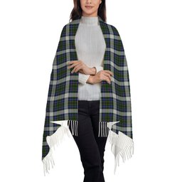 ScotsTee Shop Scottish Cockburn of Ormiston Dress Solf Tartan Plaid Tassel Winter Scarf