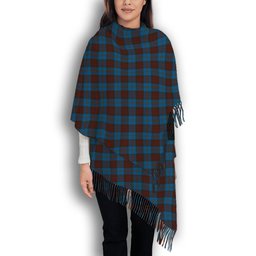 ScotsTee Shop Scottish Cameron Hunting Solf Tartan Plaid Tassel Winter Scarf
