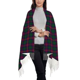 ScotsTee Shop Scottish Cairns of Finavon Solf Tartan Plaid Tassel Winter Scarf