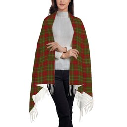ScotsTee Shop Scottish Burnett of Powis Modern 2 Solf Tartan Plaid Tassel Winter Scarf