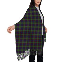 ScotsTee Shop Scottish Cunningham Hunting Solf Tartan Plaid Tassel Winter Scarf