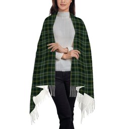 ScotsTee Shop Scottish Connell Hunting Solf Tartan Plaid Tassel Winter Scarf