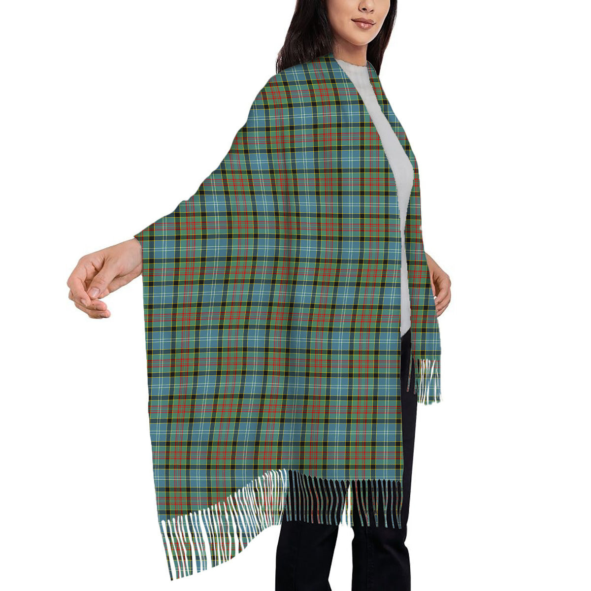 ScotsTee Shop Scottish Cathcart SC Solf Tartan Plaid Tassel Winter Scarf
