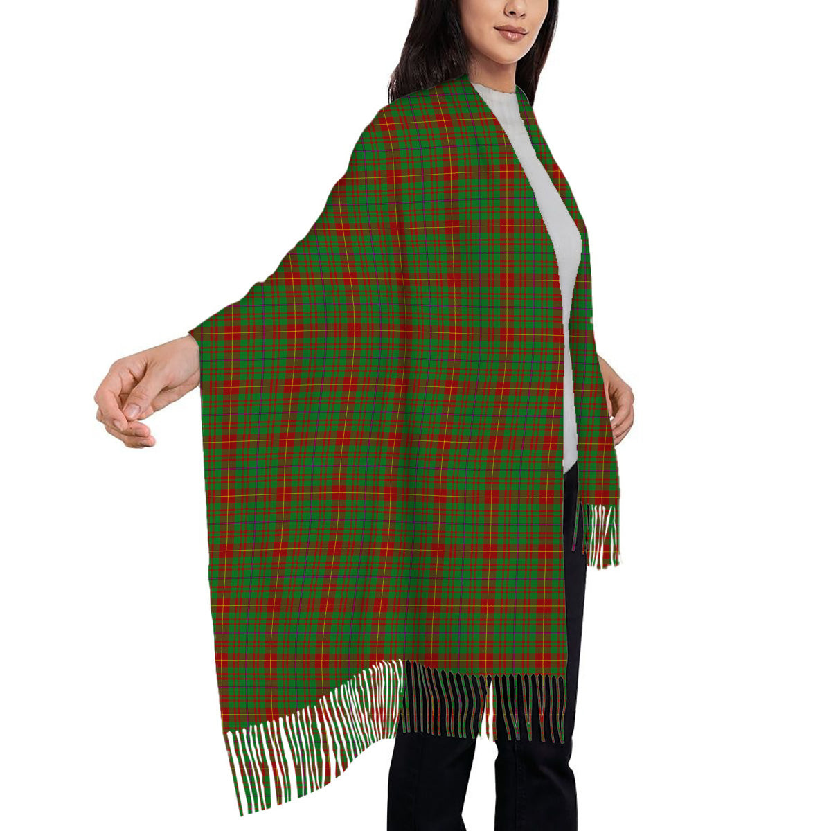 ScotsTee Shop Scottish Fulton SC Solf Tartan Plaid Tassel Winter Scarf