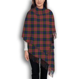 ScotsTee Shop Scottish Fraser of Boblainy Hugh Solf Tartan Plaid Tassel Winter Scarf