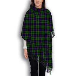 ScotsTee Shop Scottish Forsyth Modern Solf Tartan Plaid Tassel Winter Scarf
