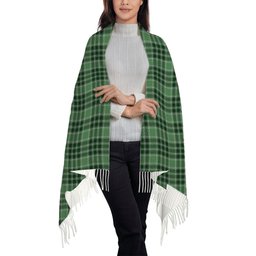 ScotsTee Shop Scottish Donald Lord of the Isles Hunting Solf Tartan Plaid Tassel Winter Scarf