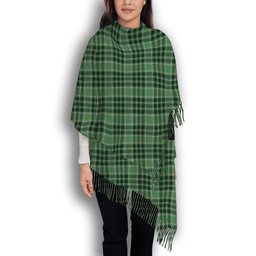ScotsTee Shop Scottish Donald Lord of the Isles Hunting Solf Tartan Plaid Tassel Winter Scarf
