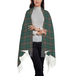 ScotsTee Shop Scottish Gayre Dress Modern Solf Tartan Plaid Tassel Winter Scarf