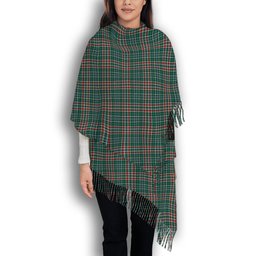ScotsTee Shop Scottish Gayre Dress Modern Solf Tartan Plaid Tassel Winter Scarf