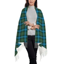 ScotsTee Shop Scottish Fergusson Ancient #2 Solf Tartan Plaid Tassel Winter Scarf