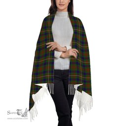 ScotsTee Shop Scottish Fraser Hunting Solf Tartan Plaid Tassel Winter Scarf