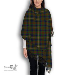 ScotsTee Shop Scottish Fraser Hunting Solf Tartan Plaid Tassel Winter Scarf