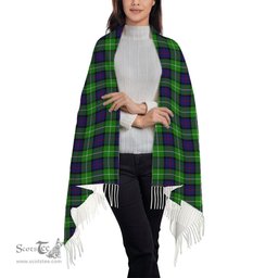 ScotsTee Shop Scottish Davidson of Tulloch Solf Tartan Plaid Tassel Winter Scarf