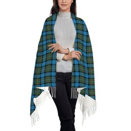 ScotsTee Shop Scottish Fergusson Ancient Solf Tartan Plaid Tassel Winter Scarf