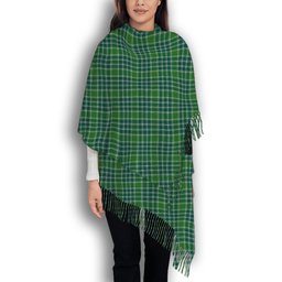 ScotsTee Shop Scottish Donald Lord of the Isles Hunting Ancient Solf Tartan Plaid Tassel Winter Scarf