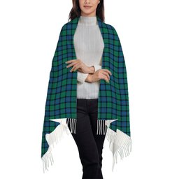 ScotsTee Shop Scottish Flower Of Scotland Solf Tartan Plaid Tassel Winter Scarf