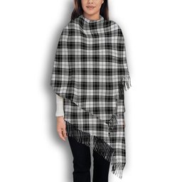 ScotsTee Shop Scottish Douglas Grey Ancient Solf Tartan Plaid Tassel Winter Scarf