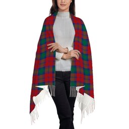 ScotsTee Shop Scottish Fotheringhame Solf Tartan Plaid Tassel Winter Scarf