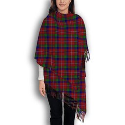 ScotsTee Shop Scottish Fitzgerald Dress Solf Tartan Plaid Tassel Winter Scarf