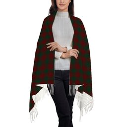 ScotsTee Shop Scottish Donachie of Brockloch Solf Tartan Plaid Tassel Winter Scarf