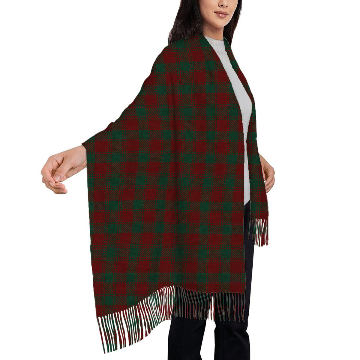 ScotsTee Shop Scottish Donachie of Brockloch Solf Tartan Plaid Tassel Winter Scarf