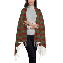 ScotsTee Shop Scottish Donald of Kingsburgh Solf Tartan Plaid Tassel Winter Scarf