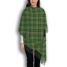 ScotsTee Shop Scottish Dunbar Hunting Ancient Solf Tartan Plaid Tassel Winter Scarf