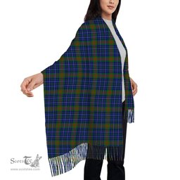 ScotsTee Shop Scottish Edmonstone of Duntreath Solf Tartan Plaid Tassel Winter Scarf