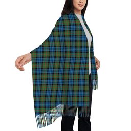 ScotsTee Shop Scottish Fletcher of Dunans Ancient Solf Tartan Plaid Tassel Winter Scarf