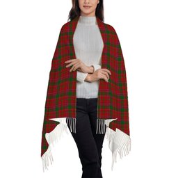 ScotsTee Shop Scottish Dalziel 2 Solf Tartan Plaid Tassel Winter Scarf